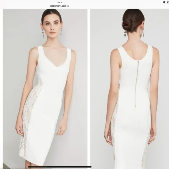 chinese dress ladies BCBGMAXAZRIA Long-Sleeve Lace Dress  Runway Catalog